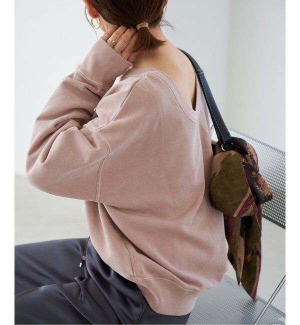 IENA「ピグメントスウェットプルオーバー」|スウェット・ジャージ|