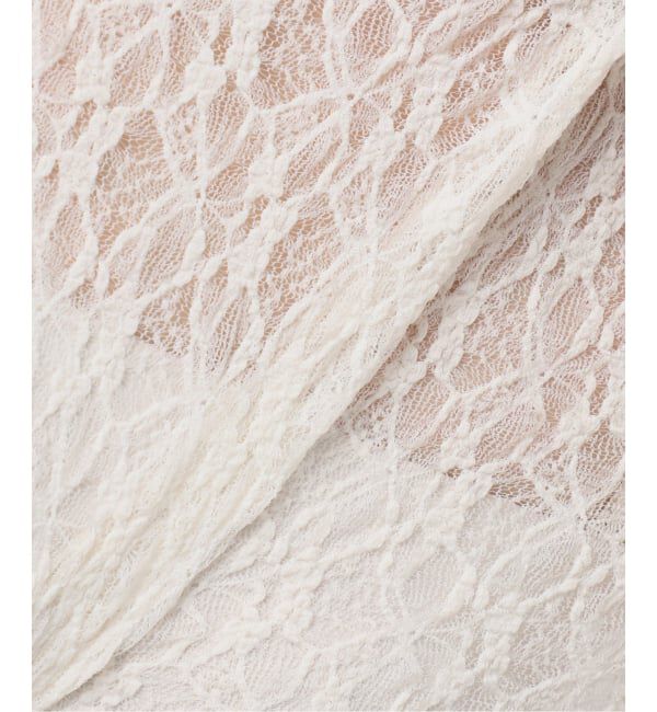 SLOBE IENA「《一部カラーWEB限定あり/追加》ストレッチレースタートルプルオーバー」|Tシャツ・カットソー|