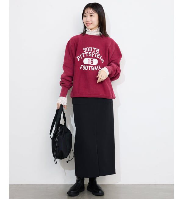 SLOBE IENA「《一部カラーWEB限定あり/追加》ストレッチレースタートルプルオーバー」|Tシャツ・カットソー|