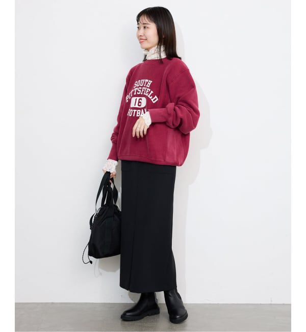 SLOBE IENA「《一部カラーWEB限定あり/追加》ストレッチレースタートルプルオーバー」|Tシャツ・カットソー|