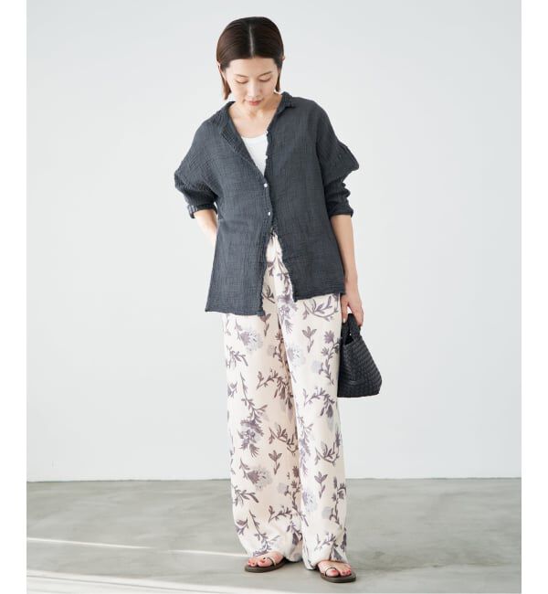 IENA「LES ATELIERS FRANCAIS DE CONFECTION Blouse Desert PE26BLDESERTGDC」|シャツ・ブラウス|