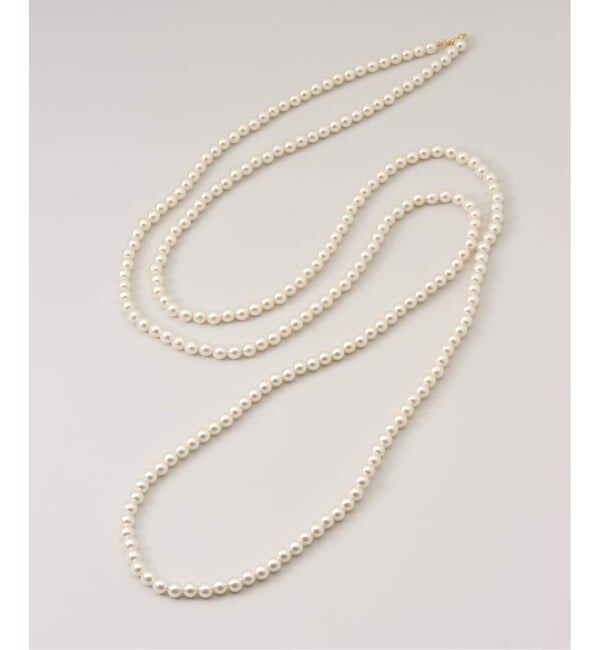 SLOBE IENA「《追加5》SLOBE ロングパールネックレス」|ネックレス|