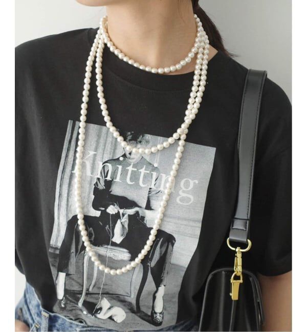 SLOBE IENA「《追加5》SLOBE ロングパールネックレス」|ネックレス|