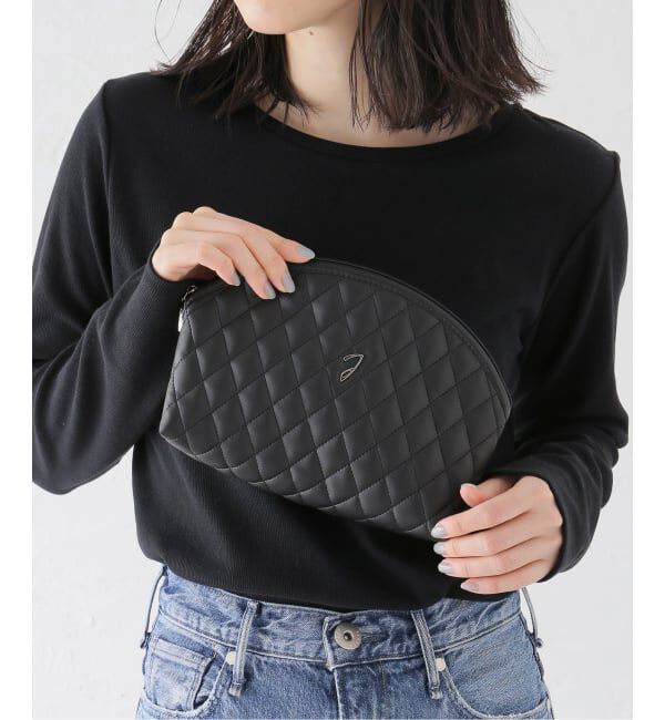 VERMEIL par iena「Janeke（ヤネケ）EMPTY BAG 23.5x16x7.5cm A6112VTNER/CUO」|ポーチ|