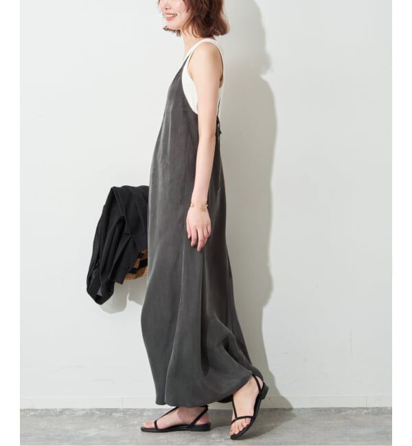 SLOBE IENA「《予約》フィブリルバイアスワンピース」|ワンピース|