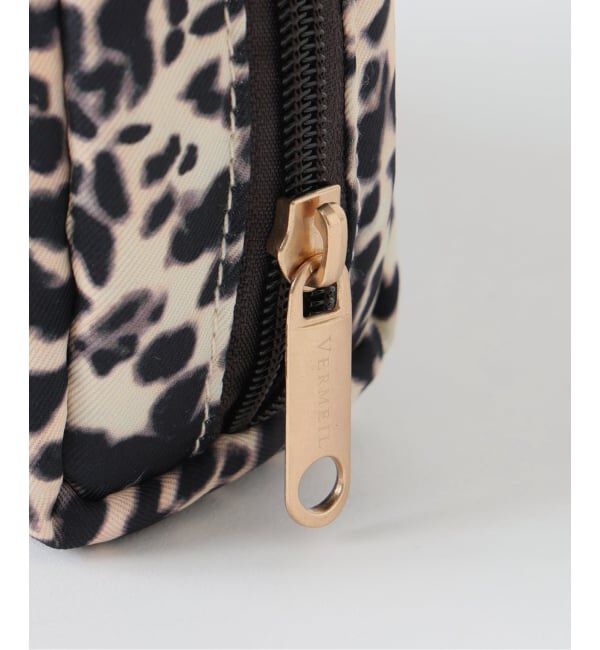 VERMEIL par iena「《予約》VERMEIL レオパードポーチM」|ポーチ|