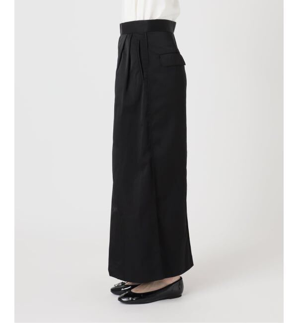 IENA「《一部店舗限定》サテンカーゴポケットスカート」|スカート|
