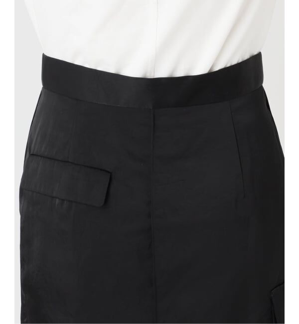 IENA「《一部店舗限定》サテンカーゴポケットスカート」|スカート|