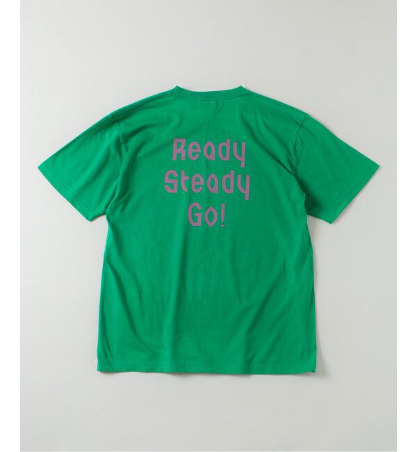 EDIFICE「Ready Steady Go! / レディーステディゴー 別注 プリント Tシャツ」|Tシャツ・カットソー|グリーン