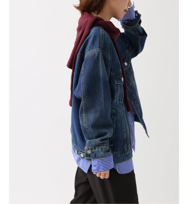 JOURNAL STANDARD relume「コンパクトコットンストライプビッグシャツ」|シャツ・ブラウス|