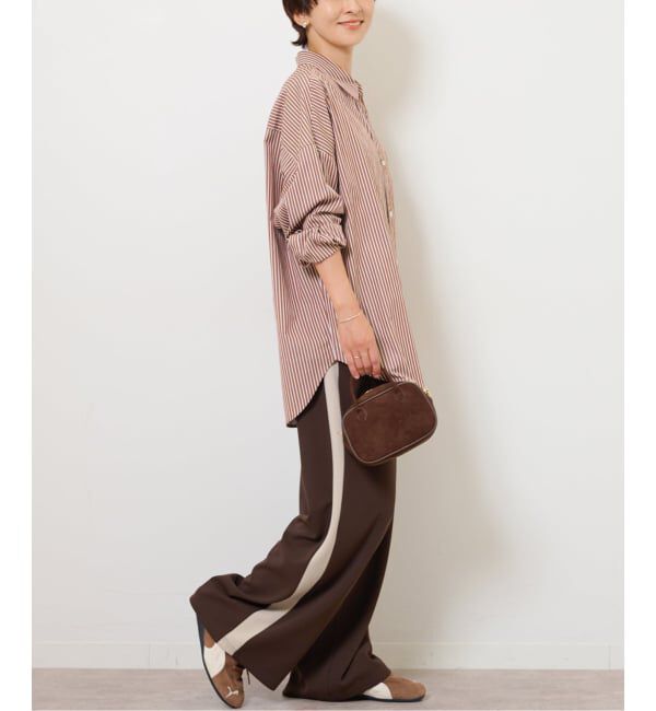 JOURNAL STANDARD relume「コンパクトコットンストライプビッグシャツ」|シャツ・ブラウス|