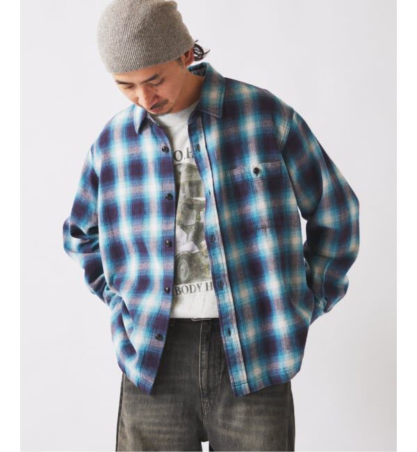 JOURNAL STANDARD relume「USAコットン ネル オンブレチェック シャツ」|シャツ・ブラウス|
