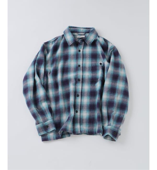 JOURNAL STANDARD relume「USAコットン ネル オンブレチェック シャツ」|シャツ・ブラウス|ブルー
