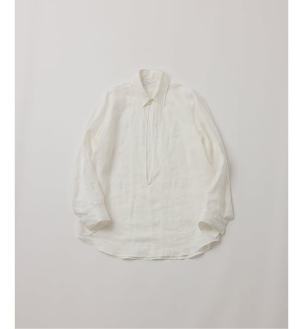 JOURNAL STANDARD「《予約》【FOLL / フォル】washed linen skipper shirt」|シャツ・ブラウス|ホワイト
