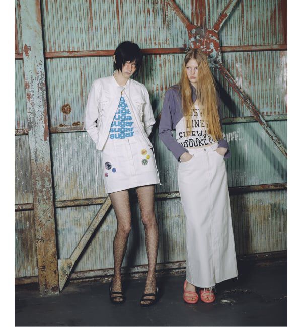 Oriens JOURNAL STANDARD「《追加》セルフカットロングデニムスカート」|スカート|