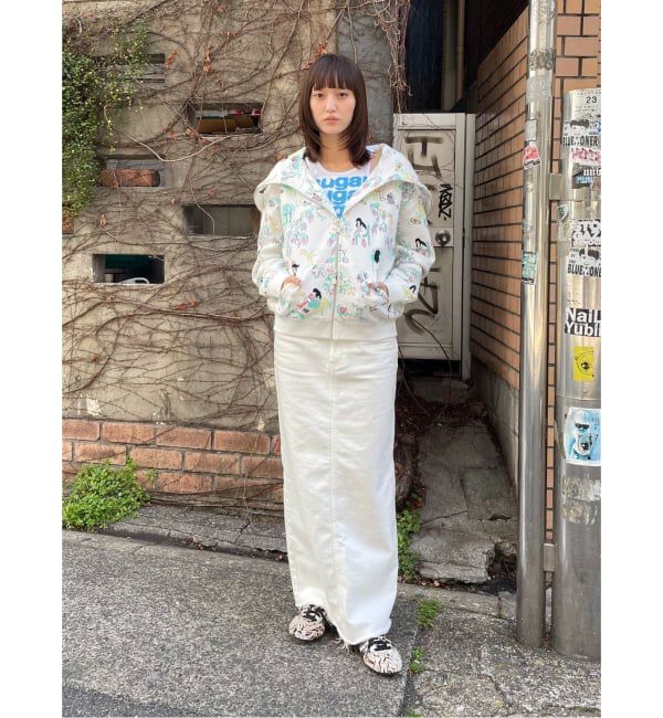 Oriens JOURNAL STANDARD「《追加》セルフカットロングデニムスカート」|スカート|