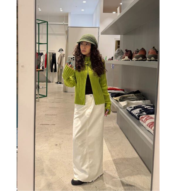 Oriens JOURNAL STANDARD「《追加》セルフカットロングデニムスカート」|スカート|