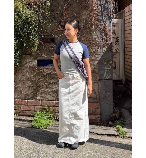Oriens JOURNAL STANDARD「《追加》セルフカットロングデニムスカート」|スカート|
