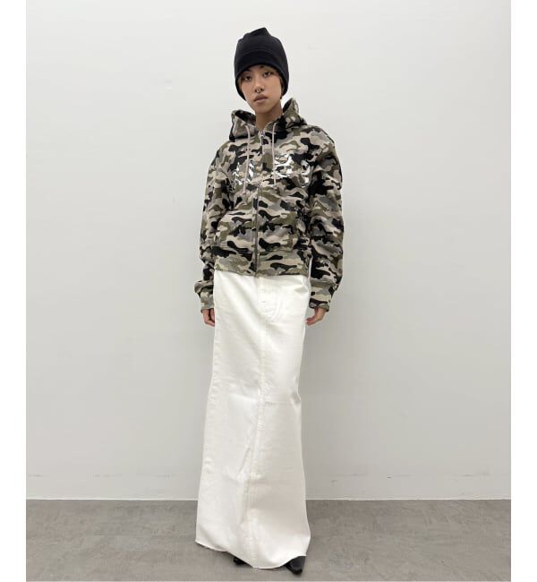 Oriens JOURNAL STANDARD「《追加》セルフカットロングデニムスカート」|スカート|