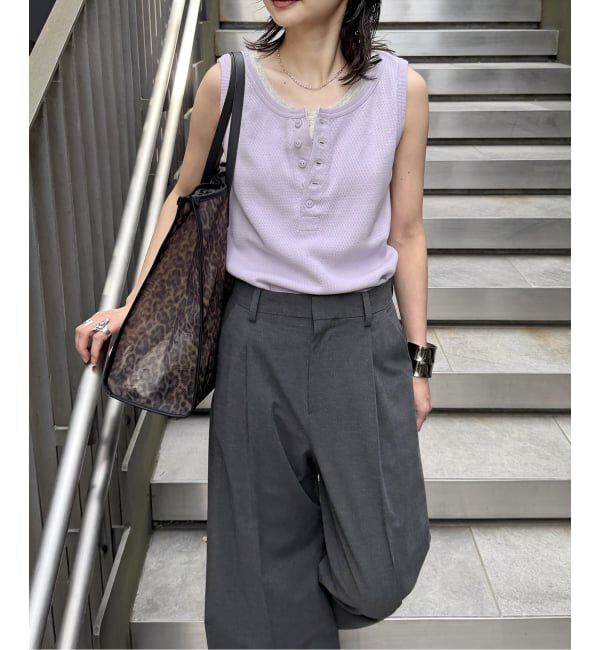 JOURNAL STANDARD「《予約》別注【FAITH MILLS CORP】ワッフルガゼットPOヘンリータンクトップ」|Tシャツ・カットソー|