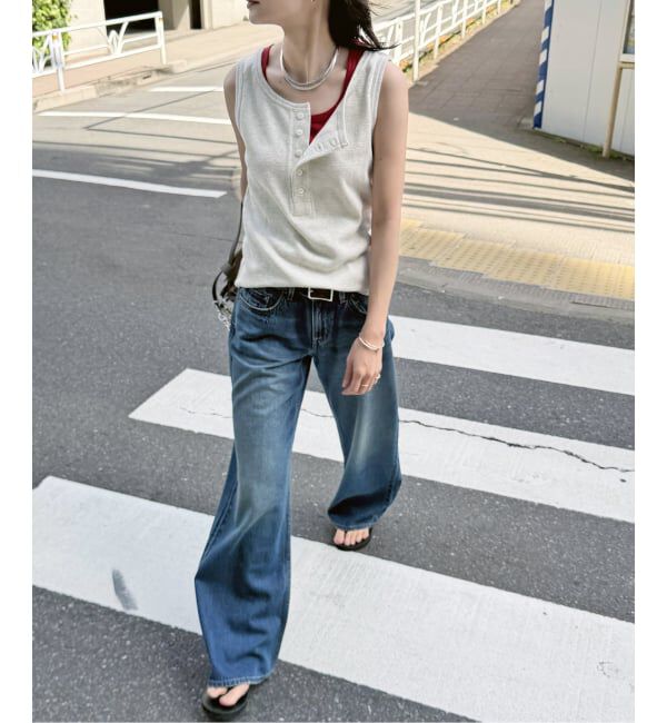 JOURNAL STANDARD「《予約》別注【FAITH MILLS CORP】ワッフルガゼットPOヘンリータンクトップ」|Tシャツ・カットソー|