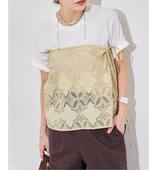 JOURNAL STANDARD「《予約》コードレースラップ スカート」|スカート|