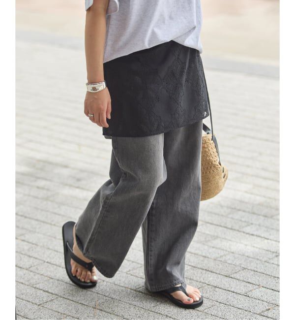 JOURNAL STANDARD「《予約》コードレースラップ スカート」|スカート|