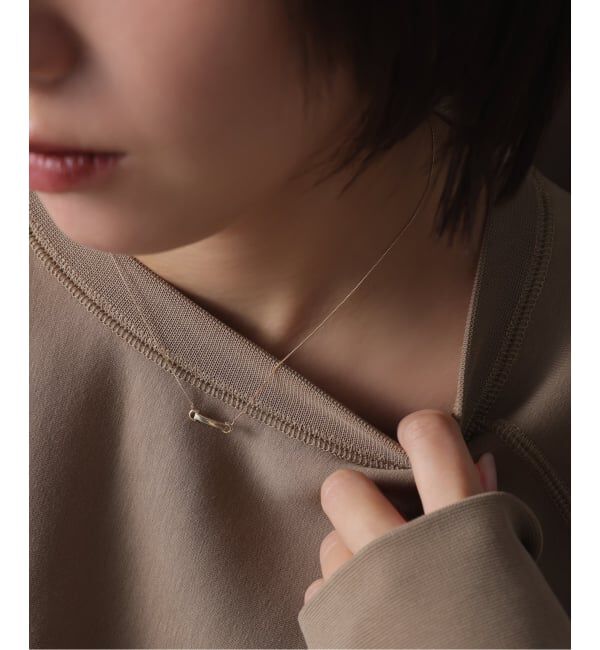 Lilas by Spick&Span「《WEB限定》バックルネックレス K10」|ネックレス|