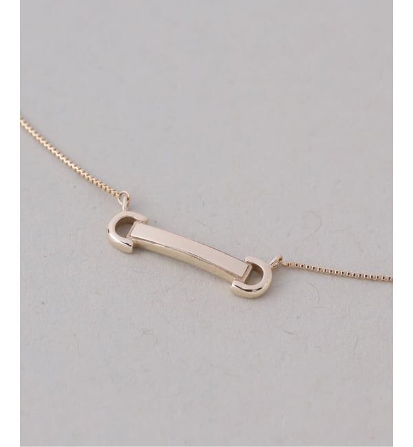 Lilas by Spick&Span「《WEB限定》バックルネックレス K10」|ネックレス|