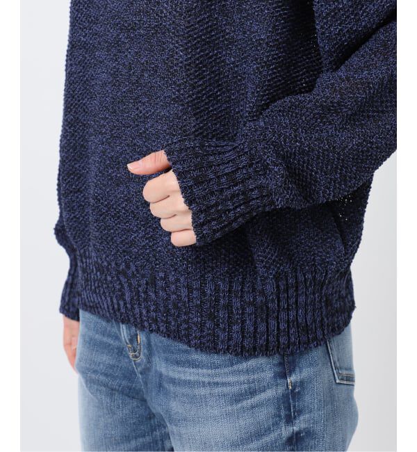 Spick and Span「《WEB限定カラー有り / 追加》ペーパーヤーン2WAYルーズプルオーバー」|ニット・セーター|