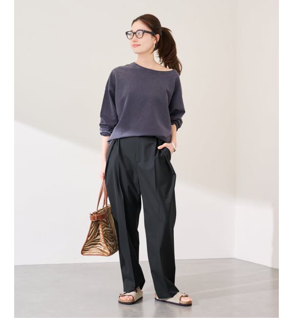 FRAMeWORK「≪追加≫サマーウールコクーンパンツ」|スラックス|