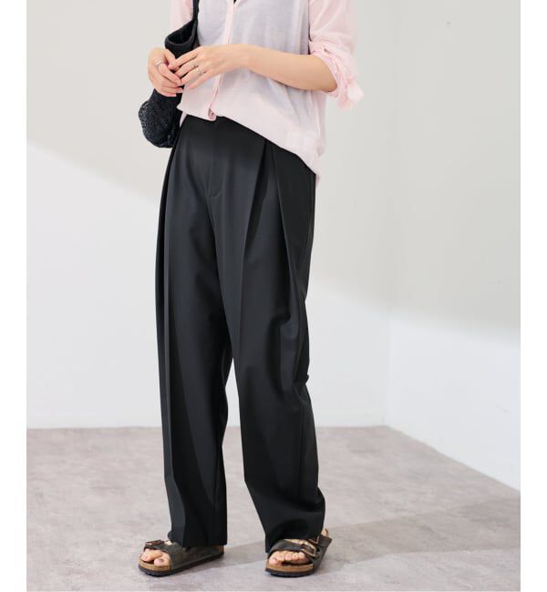 FRAMeWORK「≪追加≫サマーウールコクーンパンツ」|スラックス|