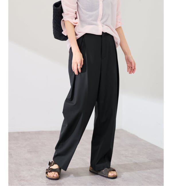 FRAMeWORK「≪追加≫サマーウールコクーンパンツ」|スラックス|