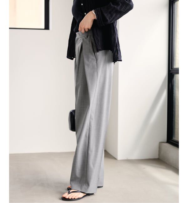 FRAMeWORK「≪追加≫サマーウールコクーンパンツ」|スラックス|