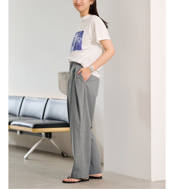 FRAMeWORK「≪追加≫サマーウールコクーンパンツ」|スラックス|