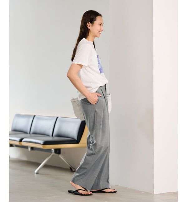 FRAMeWORK「≪追加≫サマーウールコクーンパンツ」|スラックス|