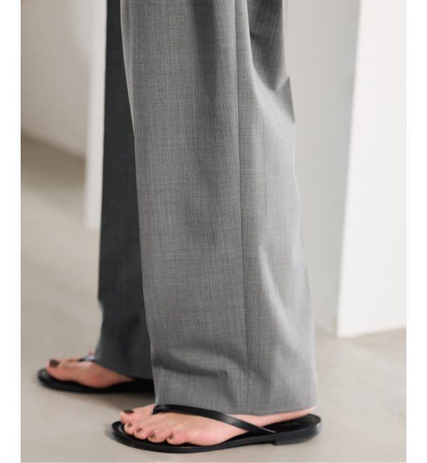FRAMeWORK「≪追加≫サマーウールコクーンパンツ」|スラックス|