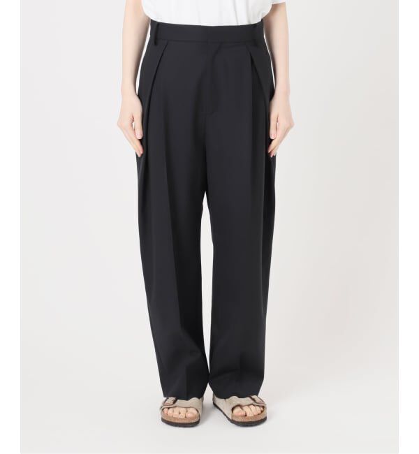 FRAMeWORK「≪追加≫サマーウールコクーンパンツ」|スラックス|