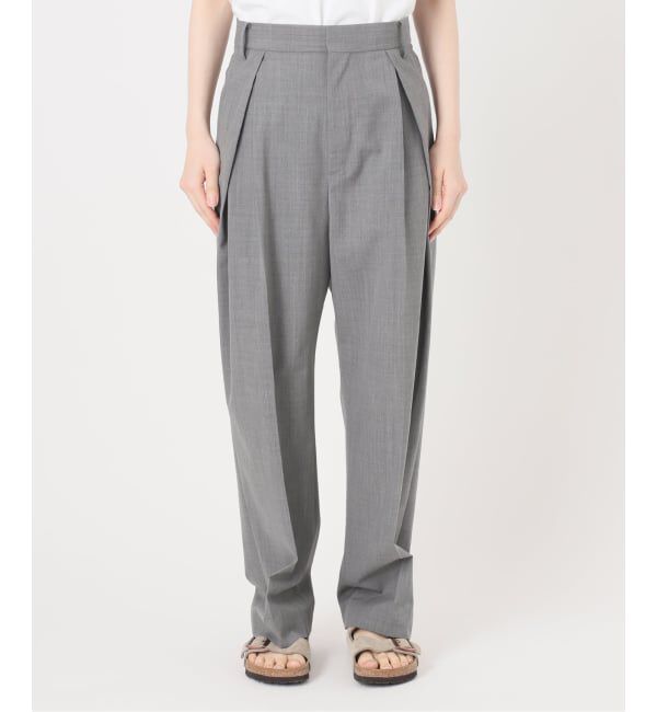 FRAMeWORK「≪追加≫サマーウールコクーンパンツ」|スラックス|