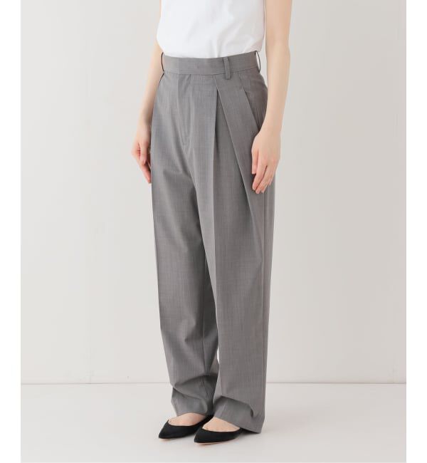 FRAMeWORK「≪追加≫サマーウールコクーンパンツ」|スラックス|