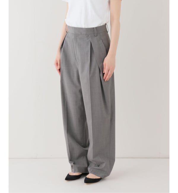 FRAMeWORK「≪追加≫サマーウールコクーンパンツ」|スラックス|