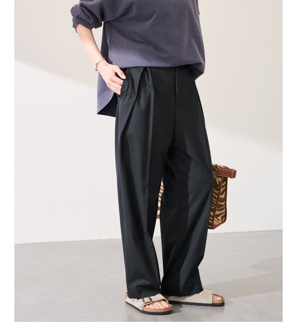 FRAMeWORK「≪追加≫サマーウールコクーンパンツ」|スラックス|