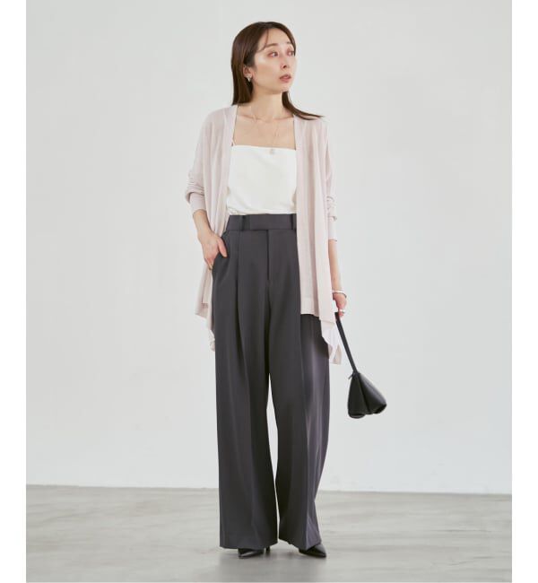 NOBLE「《WEB限定追加予約2》18Gシアーカーディガン」|カーディガン|