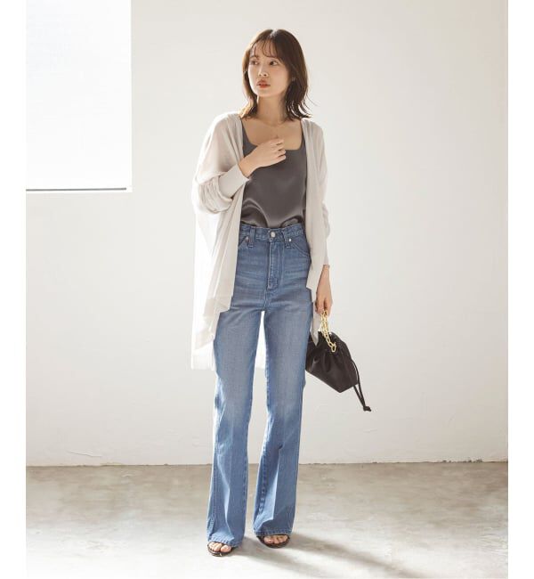 NOBLE「《WEB限定追加予約2》18Gシアーカーディガン」|カーディガン|