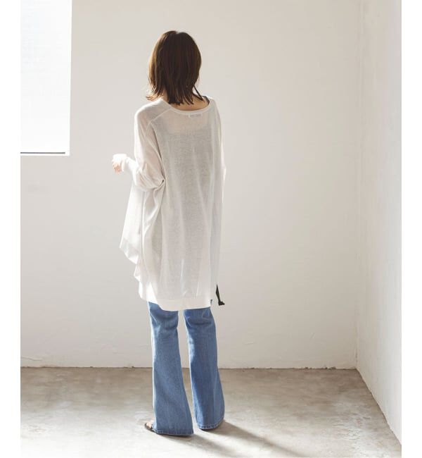 NOBLE「《WEB限定追加予約2》18Gシアーカーディガン」|カーディガン|