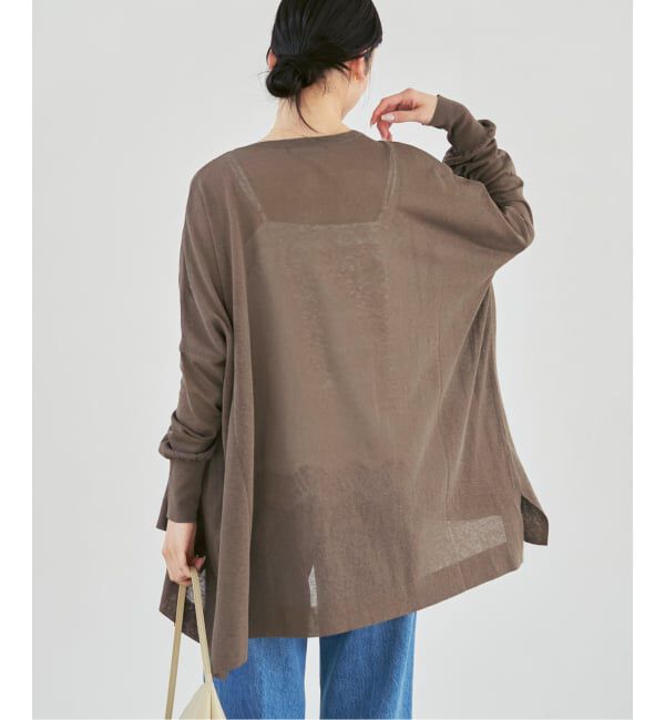 NOBLE「《WEB限定追加予約2》18Gシアーカーディガン」|カーディガン|