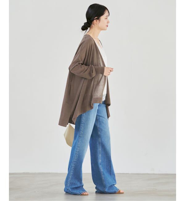 NOBLE「《WEB限定追加予約2》18Gシアーカーディガン」|カーディガン|