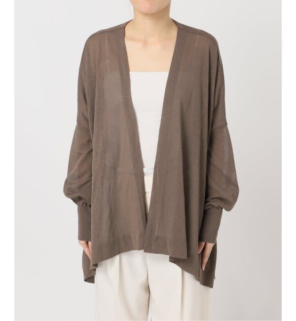 NOBLE「《WEB限定追加予約2》18Gシアーカーディガン」|カーディガン|