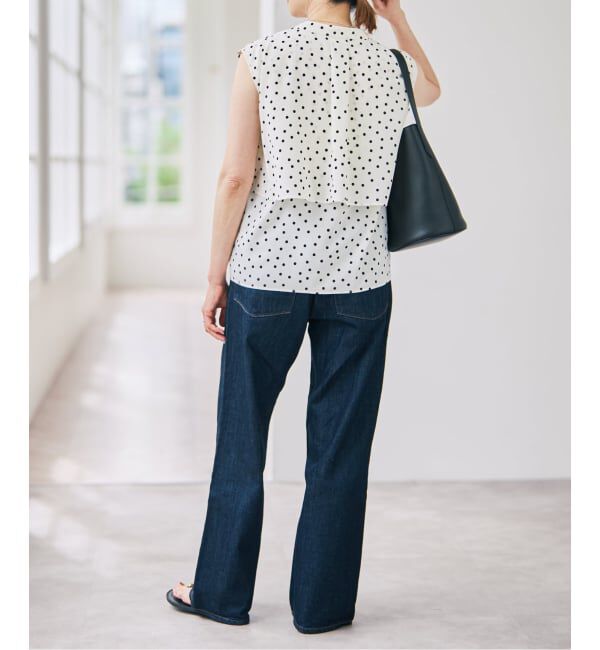 Spick and Span「《予約》ドットノースリブラウス」|シャツ・ブラウス|