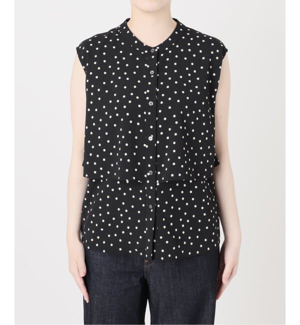 Spick and Span「《予約》ドットノースリブラウス」|シャツ・ブラウス|